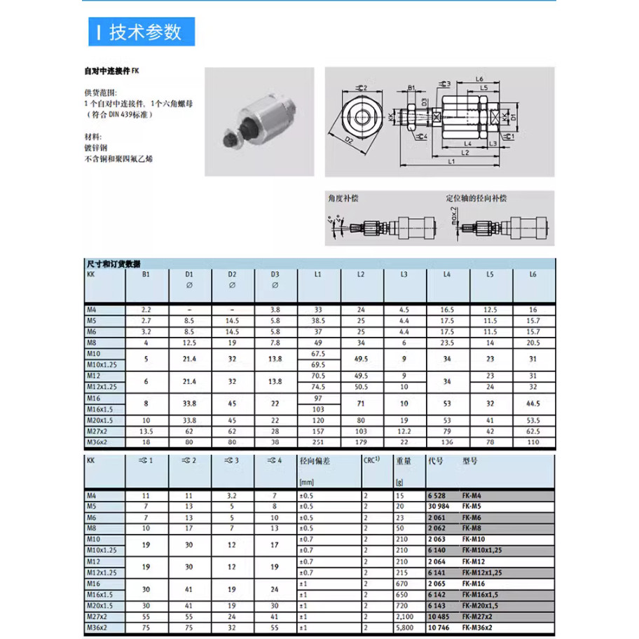 FESTO FESTO ข้อต่อลอย รูปที่ 5