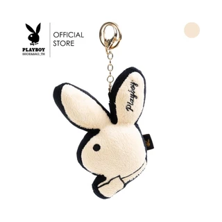 PLAYBOY รุ่น Bunny Charm พวงกุญแจตุ๊กตากระต่ายเพลย์บอย รหัส ST-252K150CC ดีไซน์ขนนุ่ม หูกระต่ายปักตัวอักษร