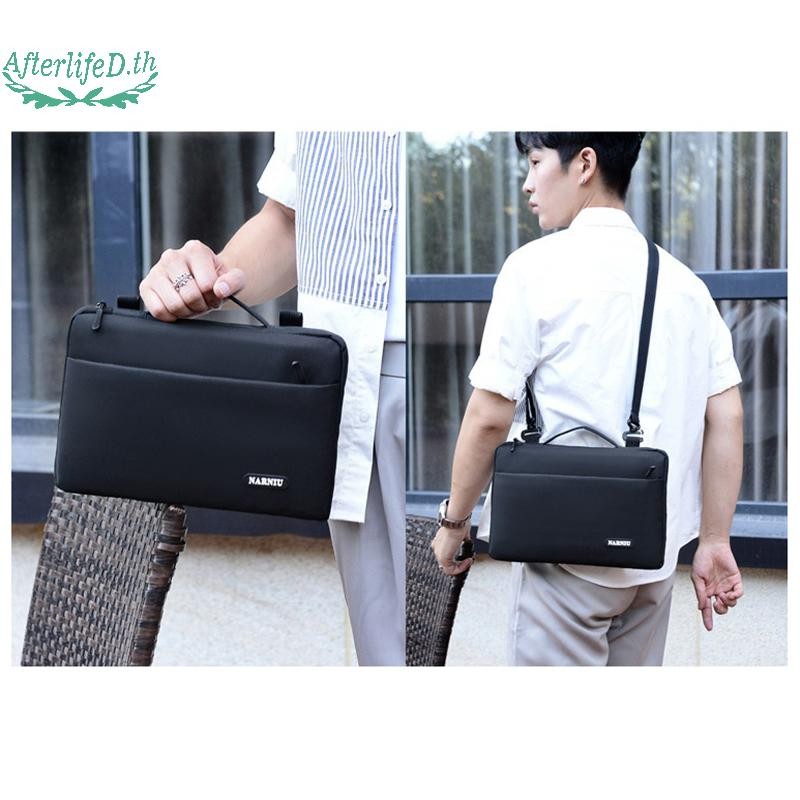 AF 11 13 14 15.6 นิ้วกระเป๋าแล็ปท็อปธุรกิจแบบพกพากระเป๋าถือCrossbodyกรณีโน้ตบุ๊คสําหรับแท็บเล็ตกระเป