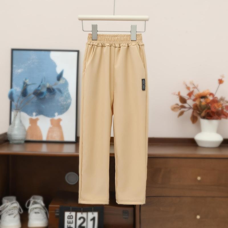 พร้อมส่ง กางเกงขายาว ใส่สบาย เนื้อผ้าไหมอิตารี่ ผ้าใส่สบาย ใส่ได้ทั้งเด็กผู้หญิง และ เด็กผู้ชาย - รูปที่ 7