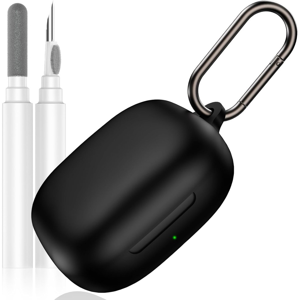เข้ากันได้กับ Shokz OpenFit 2 + ฝาครอบเคส,ซิลิโคนอ่อนนุ่มกันกระแทกเคสผิวป้องกันสําหรับ Shokz OpenFit