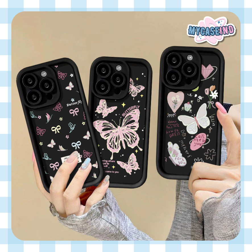 ผีเสื้อพิมพ์ astro กรณี realme c65 8 5g c21y 6 9 pro plus c33 c67 10 4g c31 9i a76 4g a36 4gi c53 c1