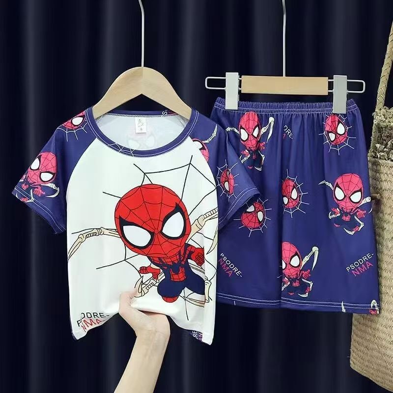 ชุดนอนเด็กชายแขนสั้นขาสั้น ลายการ์ตูนผ้าดี ลายสวย(cn222) - รูปที่ 2