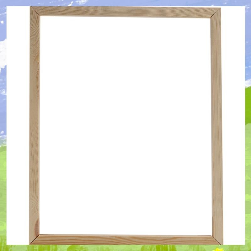 40X50 ซม.กรอบไม้ DIY กรอบรูปศิลปะเหมาะสําหรับตกแต่งบ้านภาพวาดภาพวาดภาพวาดดิจิตอล