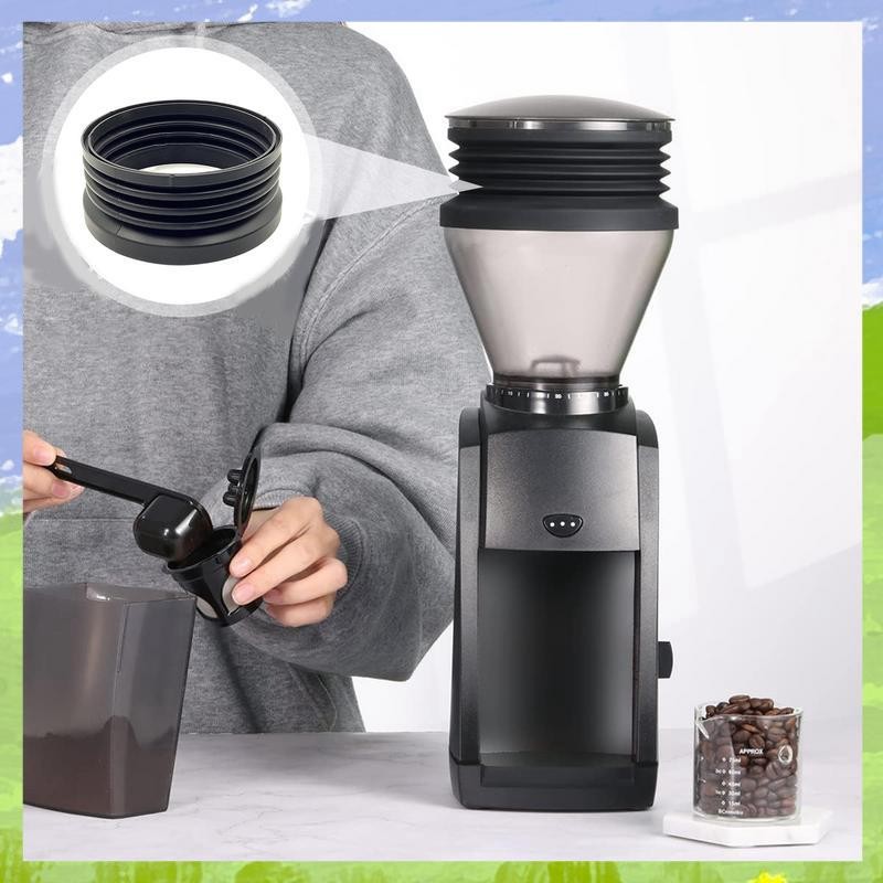 Hoppers Bellow เมล็ดกาแฟเครื่องบดเดี่ยว Dose Hoppers สําหรับ,Reusable ซิลิโคน Bellows,เครื่องบดกาแฟ 