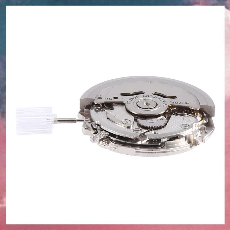 ญี่ปุ่น NH70/NH70A Hollow อัตโนมัตินาฬิกา 21600 BPH 24 Jewels ความแม่นยําสูง Fit สําหรับนาฬิกากลไก