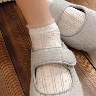 ถุงเท้าลายลูกไม้สไตล์บัลเล่ต์สีขาวยางยืดเนื้อบาง สำหรับผู้หญิงในฤดูร้อน