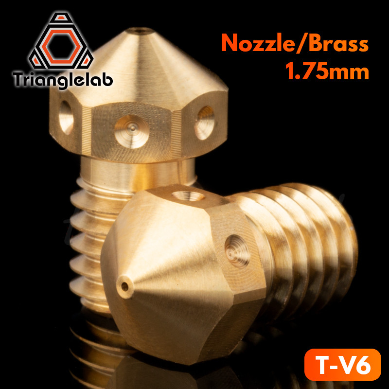 trianglelab T-V6 nozzle Top quality V6 Nozzle for 3D printers hotend M6 Thread for  Nozzles hotend t