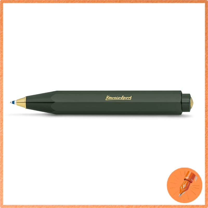 Kaweco Classic Sport Green Ballpoint Pen, Oil-based, CSBP-GN, Imported Item