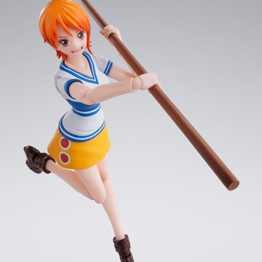 เวอร์ชั่นฮ่องกง พร้อมส่ง Bandai SHF One Piece One Piece Nami Adventure Dawn Can Do It