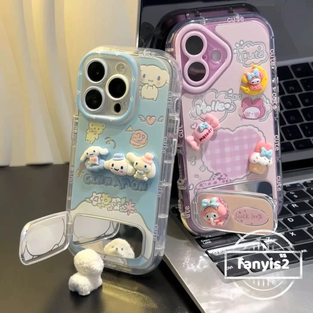 กระจกสําหรับRedmi 13C 12 12C 10C 10 9A 9C A1 A3 หมายเหตุ 13 12 11 11s 10 10s Pro 4G Xiaomi Poco X6 F6 Pro 5G Cartoon 3D Melodyเคสโทรศัพท์ปกอ่อน