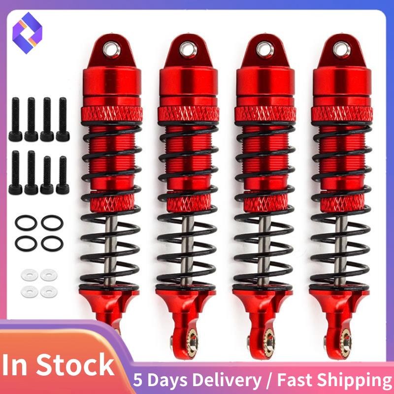 RC รถอัพเกรดด้านหน้าด้านหลัง Shocks Damper Kit สําหรับ 1/18 LaTrax #7665 อุปกรณ์เสริมอัพเกรดรถยนต์ D