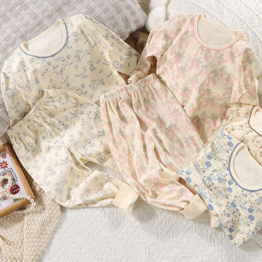 PREMIUM SLEEPING CLOTHES/IMPORTED PREMIUM LONG SLEEVED SET/UNISEX CHILDRENS SLEEPING CLOTHES