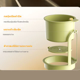 เรเดียนท์ซิน ครัวขยะกรอง,ท่อระบายน้ําอย่างรวดเร็วที่ถอดออกได้อ่างล้างจานแขวนตะกร้ากรอง,สร้างสรรค์ทําความสะอาดง่ายมัลติฟั