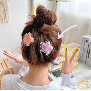 ส่งด่วนใน 4 ชั่วโมง 📌 กิ๊บติดผม กิ๊บติกผมดารา รูปดาว นุ่ม สีลูกกวาด สไตล์เกาหลี เครื่องประดับ ตกแต่งผม H66