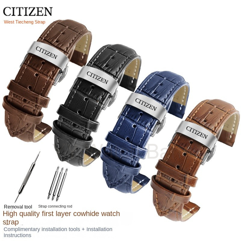 14/16/18/20/21/22/23/24 มม.คุณภาพสูงชั้นแรกสายคล้องคอสําหรับ CITIZEN Eco-Drive BM8475 Series สายนาฬิ