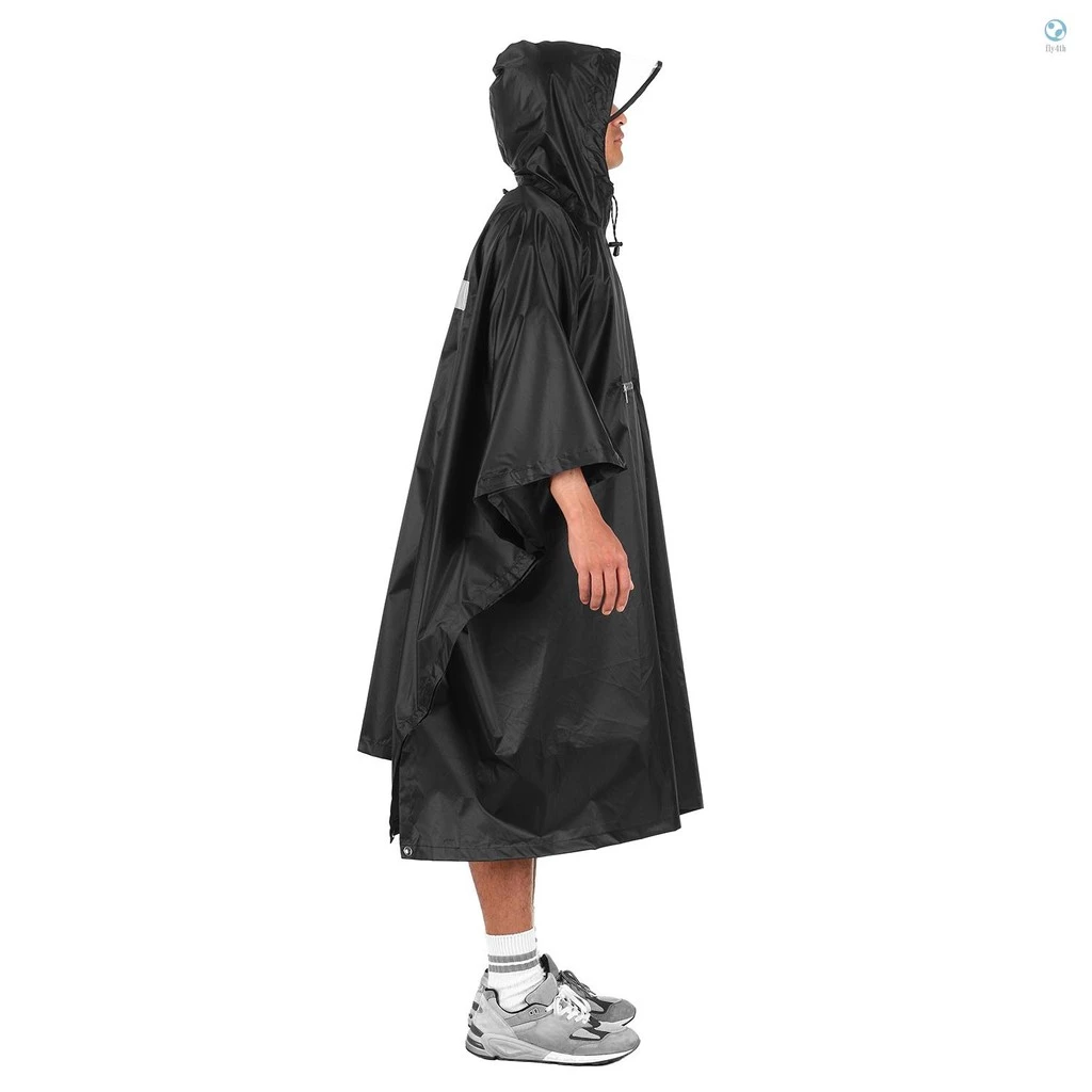 LIXADA เสื้อกันฝนปอนโช กันน้ำ สำหรับตั้งแคมป์ เดินป่า ตกปลา thumbnail 4