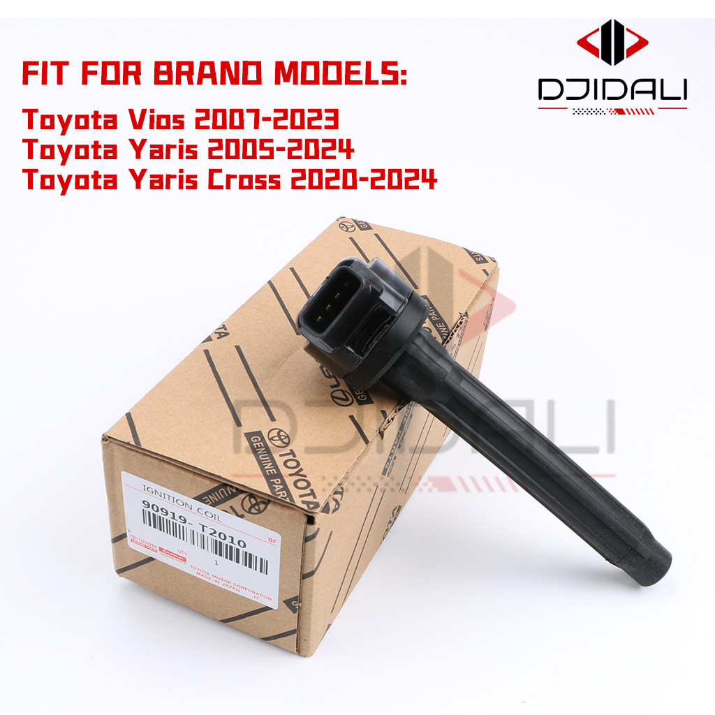 ตกแต่งบ้าน คอยล์จุดระเบิด คอยล์หัวเทียน Toyota Yaris 2017-2021 Vios 2017-2021 Avanza 2022 Wigo 2018-2022 Camry Highlander Sienna 90919-T2010 ส่งด่วน สั่งเลย