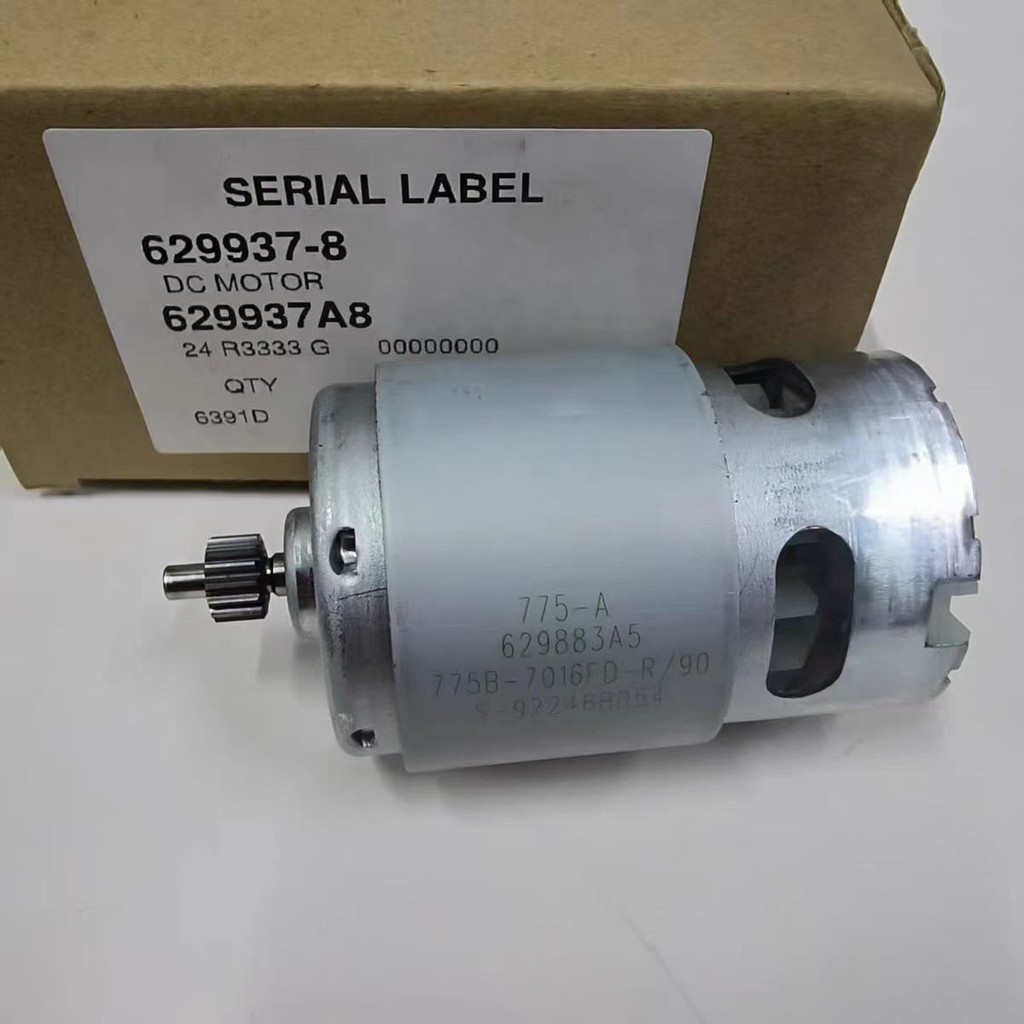 Makita 18v สว่านแบบชาร์จไฟได้ DDF453/DHP453/DF457D/HP475D/HP488D มอเตอร์ DC ดั้งเดิม