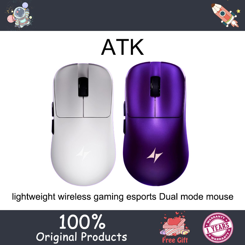 ATK GEAR DUCKBILL Ultra Liekong platypus เกมไร้สายน้ําหนักเบา esports เมาส์ 8k โหมดคู่