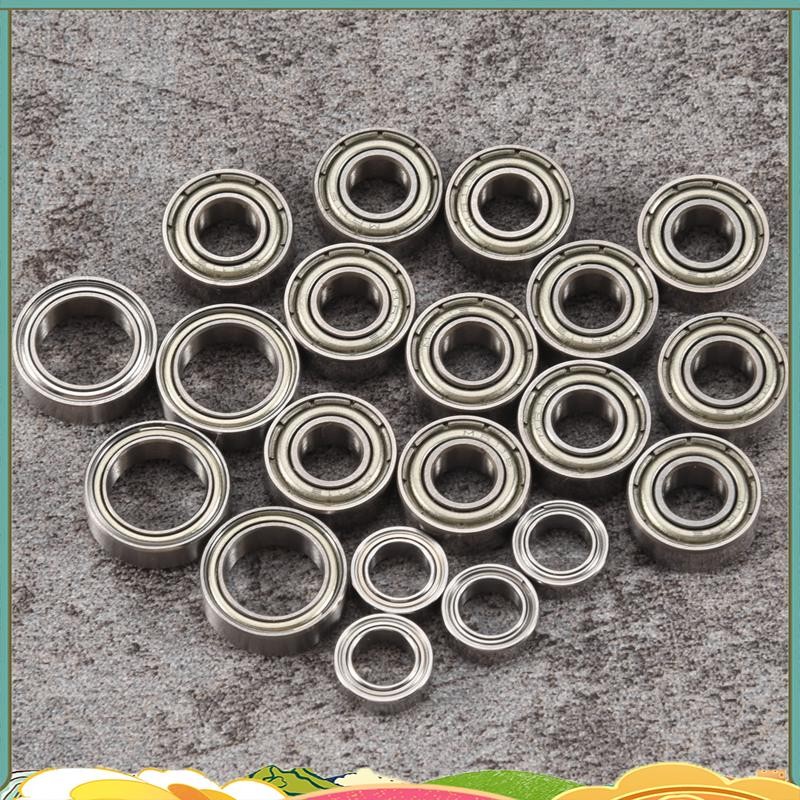 20 ชิ้นชุดลูกปืนสําหรับ Tamiya TT01 TT-01 TT01D TT01E TT01R DF02 1/10 RC รถอะไหล่อัพเกรด yehengh