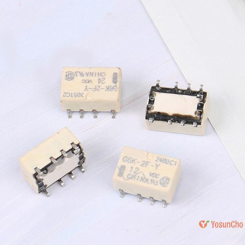 YosunCho] รีเลย์อเนกประสงค์รีเลย์สัญญาณ SMD G6K-2F-Y สัญญาณรีเลย์ 8PIN สําหรับสัญญาณรีเลย์ DC 3V 5V 