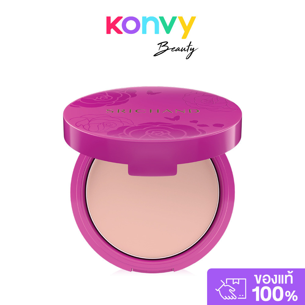 Srichand Super Fix 18H Oil Control Foundation Powder SPF35 PA+++ 6g ศรีจันทร์ แป้งพัฟผสมรองพื้น.
