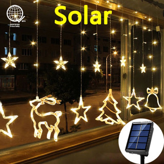 พลังงานแสงอาทิตย์/ปลั๊ก String ไฟกลางแจ้งกันน้ํา Elk ต้นคริส…