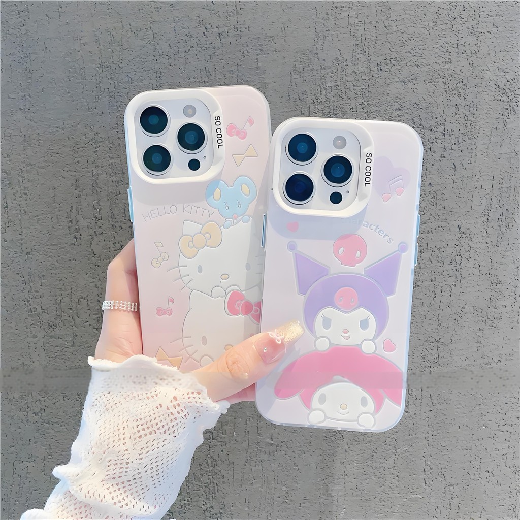 ⭐เคส OPPO ใหม่ล่าสุด 2025⭐Softcase Hello kk ซิลิโคนสําหรับ OPPO A1K/A3X/A3 PRO/A15/A15S/A35/A16/A55/