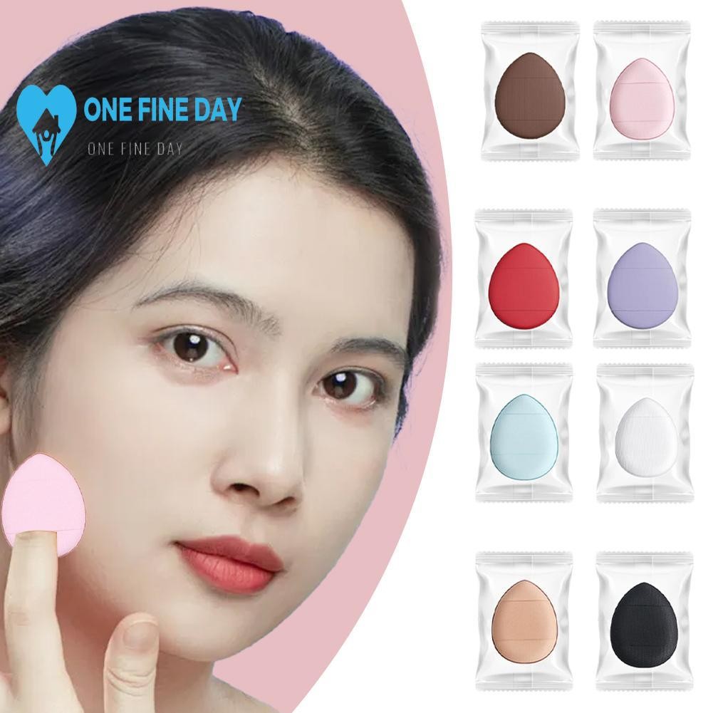 Mini Finger Sponge Make Up Small Air Cushin Puff Wet Dry Makeup Powder Tool และพัฟ U9e8