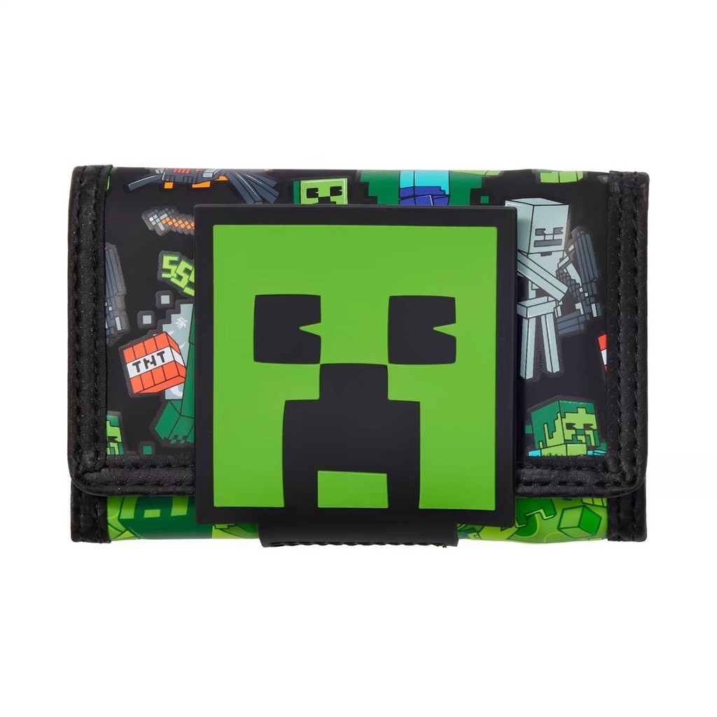 ออสเตรเลีย smiggle กระเป๋าสตางค์เด็กผู้ถือบัตรนักเรียนพับผู้ชายผู้หญิงการ์ตูนผู้ถือบัตรรถบัสสามพับ Thin-CC & LL