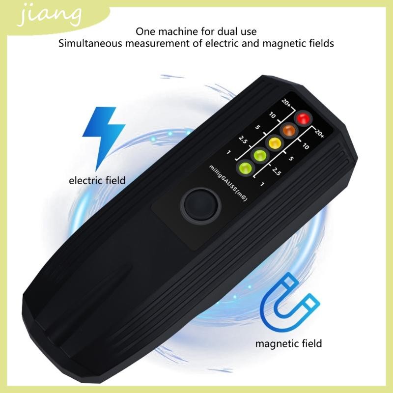JN การตรวจจับในครัวเรือน Gauss Meter GhostHunting Detector แบบพกพา EMF Meter