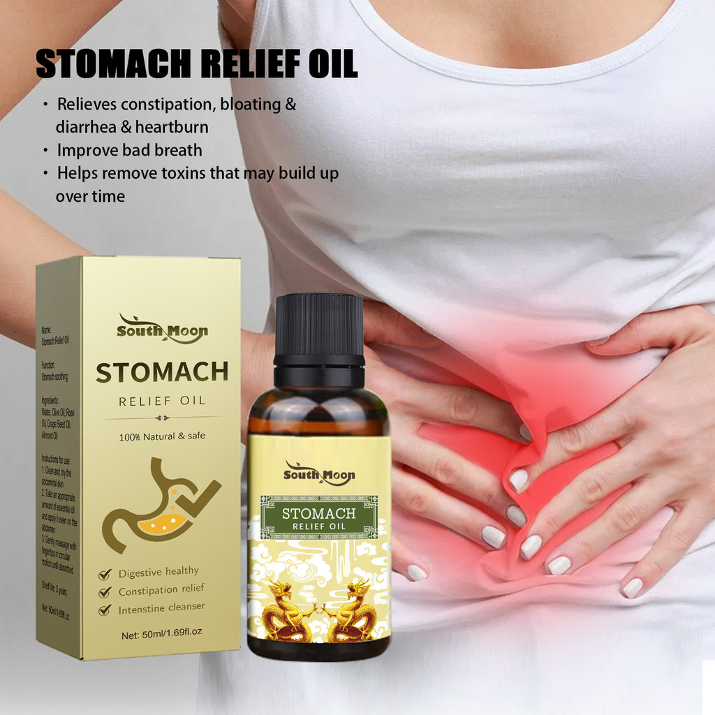 Clearing Stool Oil กระเพาะอาหาร Relieving Massage Care Slimming Oil กระเพาะอาหาร Firming Discomfort 