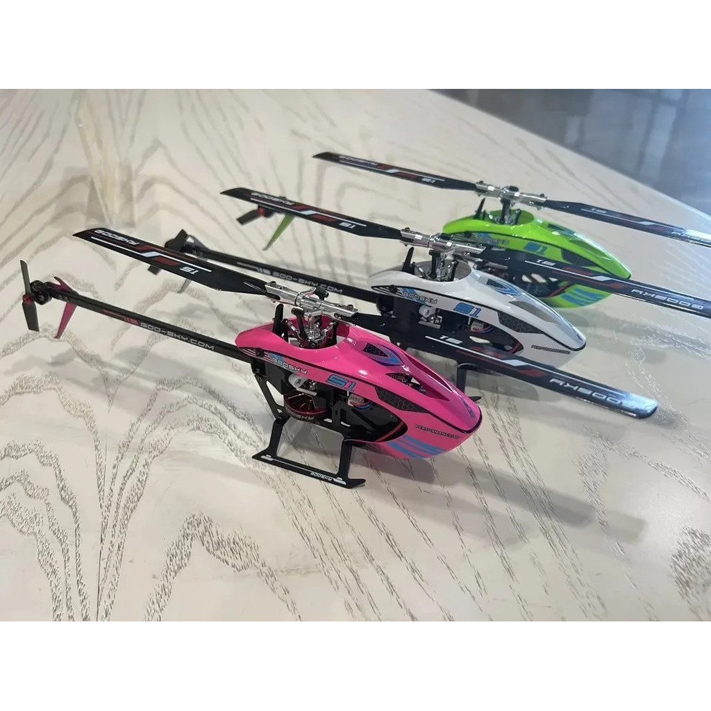 [NEW] Hot Rc Goosky S1 Bnf/rtf 6ch 3d Stunt Double Brushless มอเตอร์ไดรฟ์โดยตรงมอเตอร์ Flybarless Di