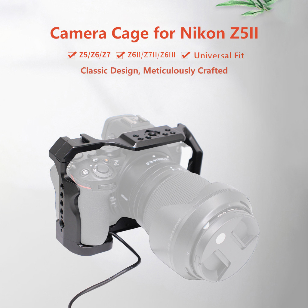 XT-XINTE โลหะ Quick Release กล้องสําหรับ Nikon Z5II Z5 Z6 Z7 Z6II Z7II Z6III กรอบป้องกัน L แผ่นวงเล็บแนวตั้ง - รูปที่ 2