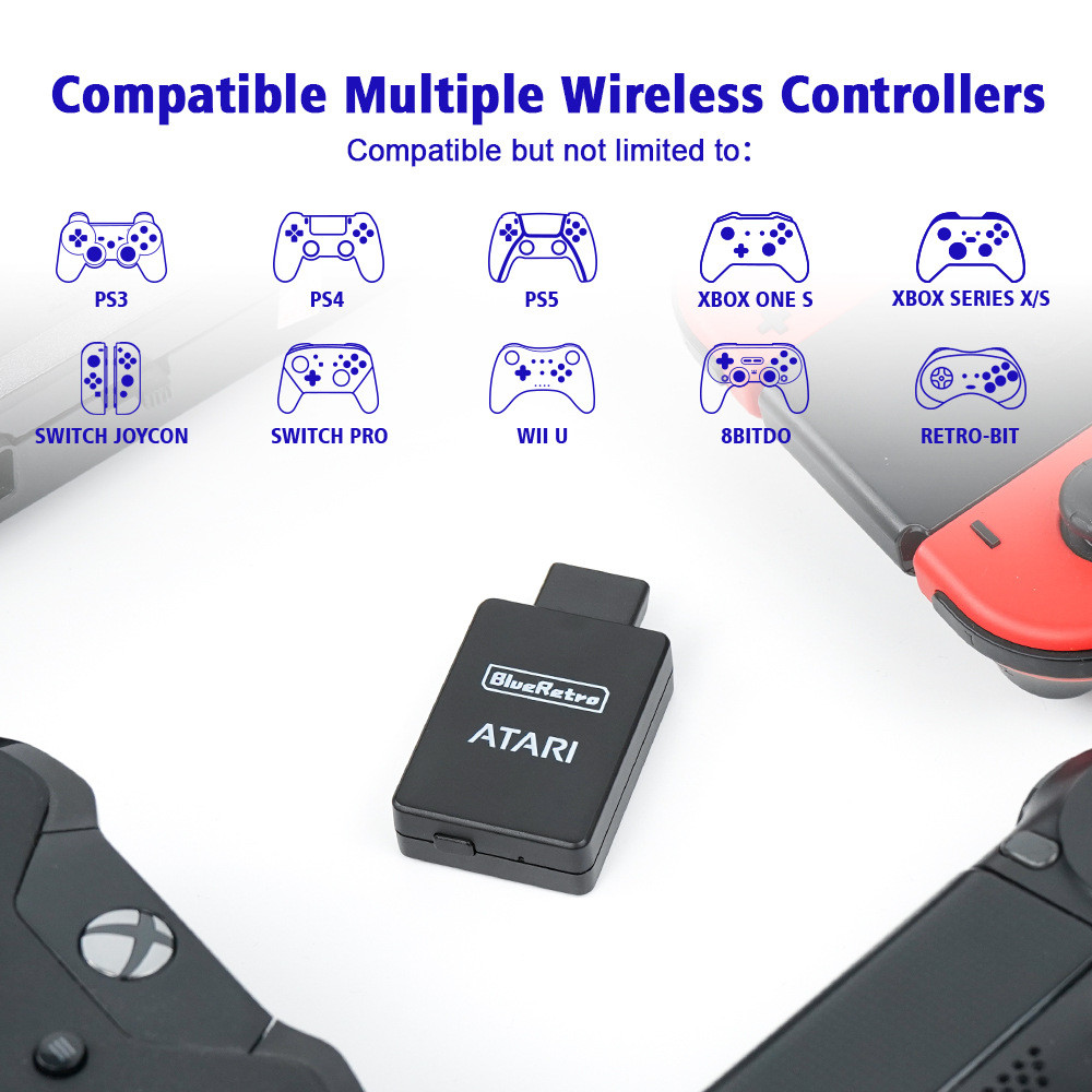 Atari 2600 BlueRetro蓝牙无线手柄转换器控制器适配器