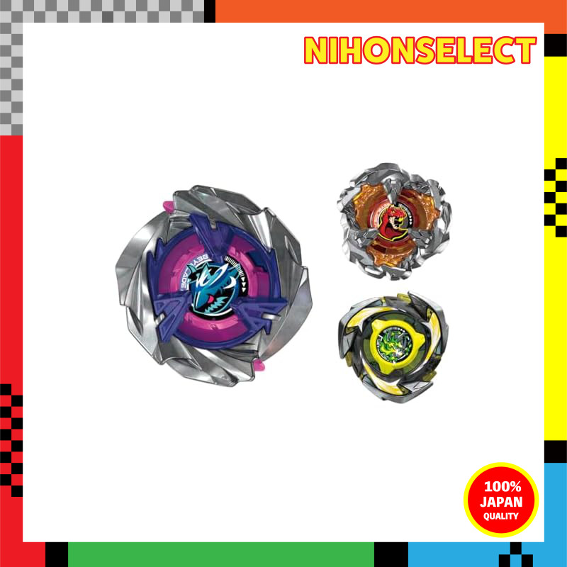 TAKARA TOMY BEYBLADE X UX-15 Shark Scale Deck Set