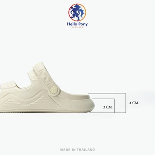 Hello Pony รุ่น MHM4010 รองเท้าแตะ ทรงมินิมอล รองเท้ารัดส้น แบบสวม แฟชั่น แฟชั่น พื้นหนานุ่ม กันลื่น EVA