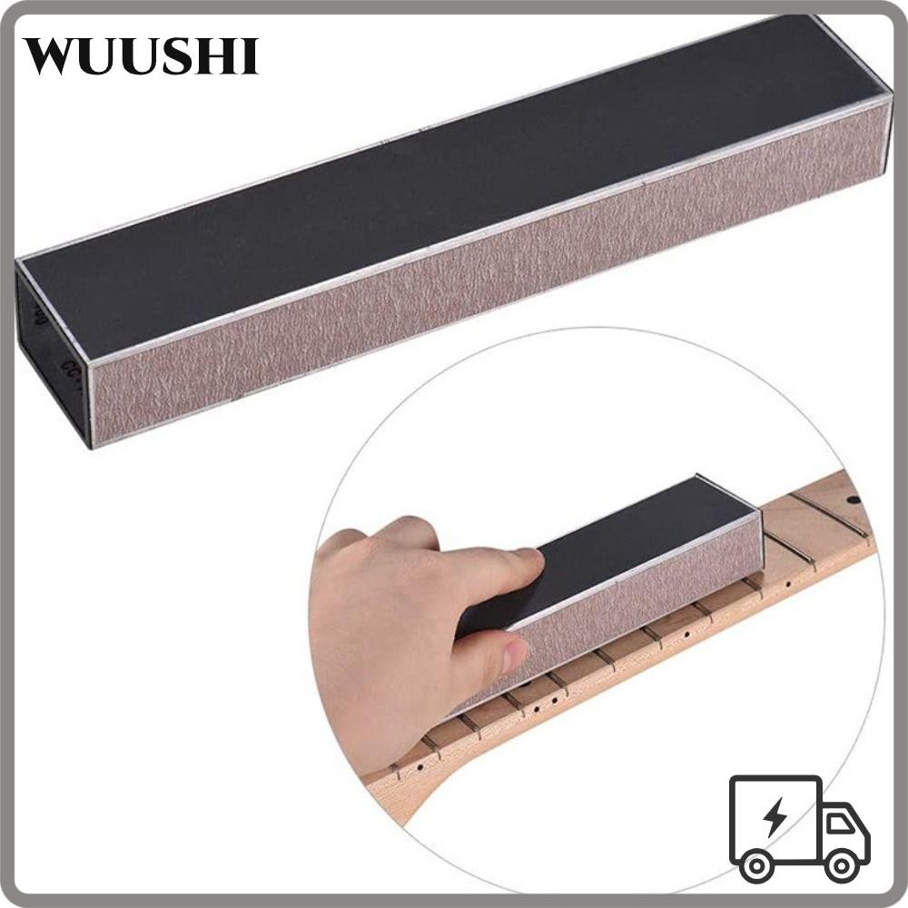 WUSHI Fret Leveling Rod, กระดาษทรายขัดกีตาร์ Fret Leveling Fret Leveling Fret ซ่อมเครื่องมือกีตาร์