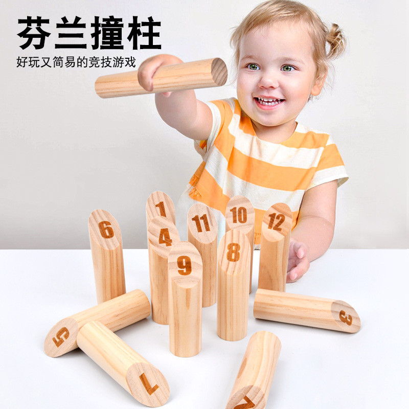 C cpc เด็กฟินแลนด์คอลัมน์ชนดิจิตอลโยนสนุกเกมผู้ใหญ่พ่อแม่และลูกการศึกษาตรัสรู้ของเล่นไม้