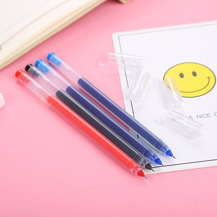 ปากกาเจล ปากกาลูกลื่น 0.5mm ปากกาเจลน่ารัก เครื่องเขียน หมึดสีดำ/สีน้ำเงิน/สีแดง พร้อมส่ง