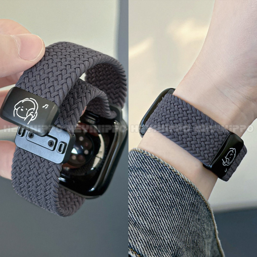 สายไนลอนทอสุนัขเหมาะสําหรับ ฉันดู 10/9/8/7/5/4/กับ/3/2/1การออกแบบหัวเข็มขัดแม่เหล็กเหมาะสําหรับสมาร์ทวอทช์ 49/46/45/44/42/41/40/43/38มม