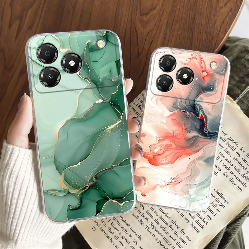 สําหรับ ZTE Nubia A76 4G/ZTE Nubia A36 กรณีซิลิโคนอ่อนเคสโทรศัพท์สําหรับ ZTE Nubia A56/NubiaA76 หินอ