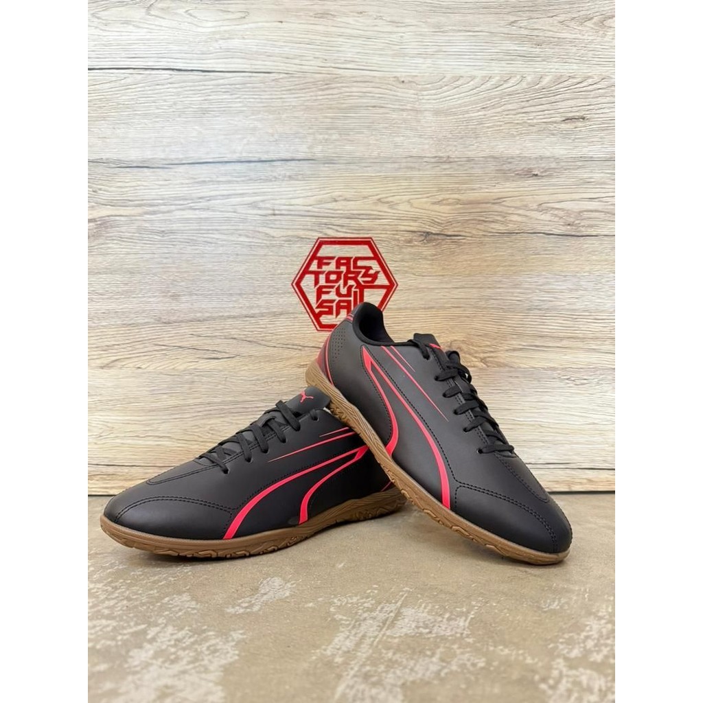 P*MA VITORIA FUTSAL (HITAM) KASUT FUTSAL