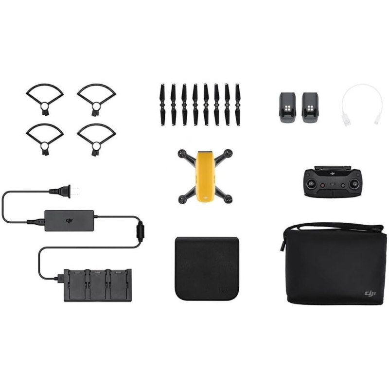 DJI Spark Fly More Combo Sunrise Yellow - ได้รับการรับรองตกแต่งใหม่