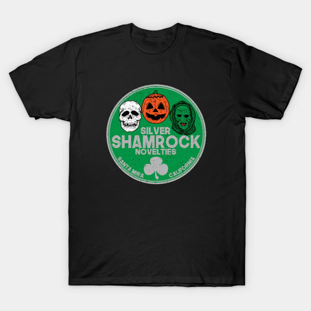 เสื้อยืด Vintage Silver Shamrock Masks - รูปที่ 1