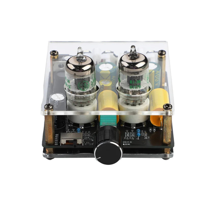 อัพเกรด 5654 หลอด Preamplifier เครื่องขยายเสียง HiFi Tube Preamp Bile บัฟเฟอร์ Auido Amp ลําโพงเครื่