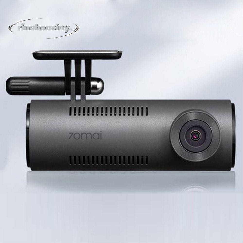 RINABONSINY Mini Car DashCam, 24h บันทึกด้านหน้าด้านหลัง Dashcam รถไฟภายใน Monitor, 2K 360° เครื่องบ