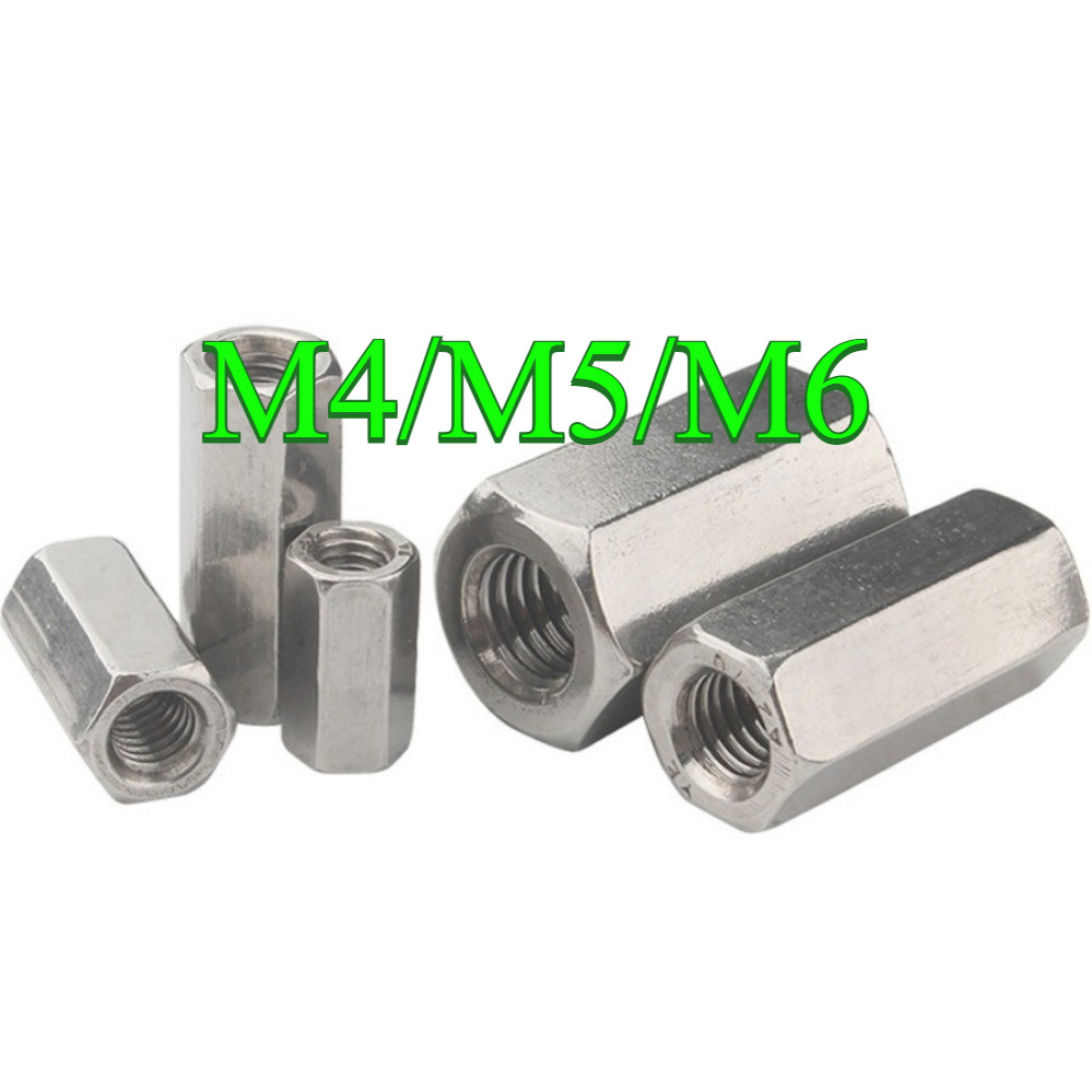 304 คอลัมน์หกเหลี่ยมสองทางสแตนเลส M4/M5/M6 (-PW-ZJ-TH)