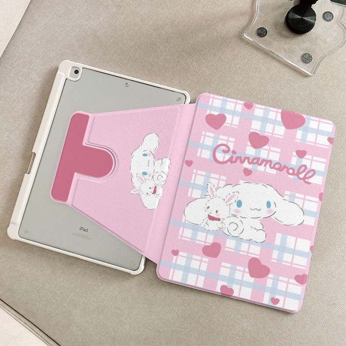 【360°หมุนแท็บ Samsung Galaxy Tab Casing Tablet Tab S9 S10 fe อะคริลิค Flip S8 S8+ Tab A7 Lite A7 A9+
